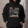 Cats And Books Book & Cat Lover Easily Distracted By Graphic Youth Hoodie Cats And Books Book & Cat Lover Easily Distracted By Graphic Youth Hoodie