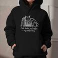 Cats Books And Coffee – My Perfect Day Cat Lover Graphic Youth Hoodie