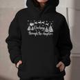 Christmas Book Lover Santa Dashing Through One More Chapter Graphic Youth Hoodie Christmas Book Lover Santa Dashing Through One More Chapter Graphic Youth Hoodie