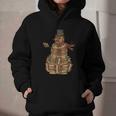 Christmas Snowman Made Of Books Holiday Reading Xmas Graphic Youth Hoodie
