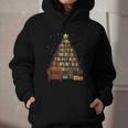 Christmas Tree Bookshelf Book Lover Library Graphic Youth Hoodie Christmas Tree Bookshelf Book Lover Library Graphic Youth Hoodie
