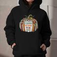 I Closed My Book To Be Here Fall Pumpkin Graphic Youth Hoodie I Closed My Book To Be Here Fall Pumpkin Graphic Youth Hoodie