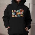 I Closed My Book To Be Here Book Lovers Library Reading Graphic Youth Hoodie I Closed My Book To Be Here Book Lovers Library Reading Graphic Youth Hoodie