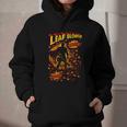 Comic Book Superhero Fall Season Leaf Blower Graphic Youth Hoodie