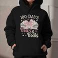 Coquette 100 Days Of Bows Books Reading 100th Day Of School Graphic Youth Hoodie Coquette 100 Days Of Bows Books Reading 100th Day Of School Graphic Youth Hoodie