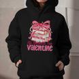 Coquette Bow All Booked For Valentine Book Lover Bookish Graphic Youth Hoodie