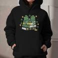 Coquette Bow Books St Patrick's Shamrock Bookworm Librarian Graphic Youth Hoodie Coquette Bow Books St Patrick's Shamrock Bookworm Librarian Graphic Youth Hoodie