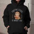 Crafting Stories Is What I Do Reading Writing Book Author Graphic Youth Hoodie