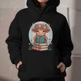 Cute Baby Highland Cow Reading Book Bookworm For Men Women Graphic Youth Hoodie
