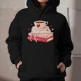 Cute Books And Coffee Crochet Valentines Day Tee For Couples Graphic Youth Hoodie Cute Books And Coffee Crochet Valentines Day Tee For Couples Graphic Youth Hoodie