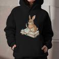 Cute Bunny Reading Book Glasses Bookworm Graphic Youth Hoodie Cute Bunny Reading Book Glasses Bookworm Graphic Youth Hoodie