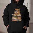 Cute Capybara Reading Books Animal Capybara Bookworms Graphic Youth Hoodie