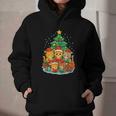 Cute Cats Reading Books Christmas Tree Graphic Youth Hoodie Cute Cats Reading Books Christmas Tree Graphic Youth Hoodie