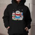 Cute Christmas A Penguin Reading Book Snowflake Hot Teacher Graphic Youth Hoodie Cute Christmas A Penguin Reading Book Snowflake Hot Teacher Graphic Youth Hoodie