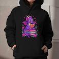 Cute Dragon Reading Books Bookworm Graphic Youth Hoodie