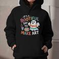 Cute Ghost Book Halloween Spooky Boo School Art Teacher Graphic Youth Hoodie Cute Ghost Book Halloween Spooky Boo School Art Teacher Graphic Youth Hoodie