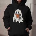 Cute Ghost Cat Reading Book Spooky Season Halloween Costume Graphic Youth Hoodie