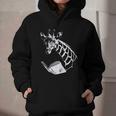 Cute Giraffe Wear Glasses Reading Book Librarian Bookworm Graphic Youth Hoodie
