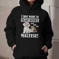 Cute Glasses Read Books & Pet My Maltese Lover Graphic Youth Hoodie