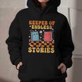 Cute Librarian Library Book Lover Keeper Of Endless Stories Graphic Youth Hoodie Cute Librarian Library Book Lover Keeper Of Endless Stories Graphic Youth Hoodie