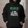 Dad Joke Why Was The Math Book Sad Pun Dad Jokes Graphic Youth Hoodie