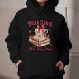 Dear Santa More Books Please Coquette Bow Books Christmas Graphic Youth Hoodie