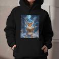 Deer Reads Book Women Girls Reindeer Graphic Youth Hoodie Deer Reads Book Women Girls Reindeer Graphic Youth Hoodie