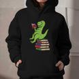 Dino Reading Read Reading Librarian Book Men Boys Kids Graphic Youth Hoodie Dino Reading Read Reading Librarian Book Men Boys Kids Graphic Youth Hoodie