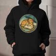 Dog Reading Book Rain Cozy Umbrella Cute Art Men Graphic Youth Hoodie Dog Reading Book Rain Cozy Umbrella Cute Art Men Graphic Youth Hoodie