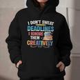 Don’t Sweat Deadlines Book Writer Author Writing Novelist Graphic Youth Hoodie Don’t Sweat Deadlines Book Writer Author Writing Novelist Graphic Youth Hoodie