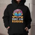 Donut Stop Reading Cute Book Reader Bookworm Donut Day Graphic Youth Hoodie