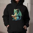 Dragon With Book Graphic Youth Hoodie Dragon With Book Graphic Youth Hoodie
