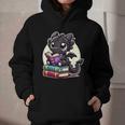 Dragon Reading A Book Cute Bookworm Book Lover Graphic Youth Hoodie