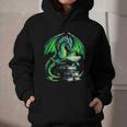 Dragon Reading Books Bookworm Graphic Youth Hoodie Dragon Reading Books Bookworm Graphic Youth Hoodie