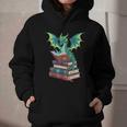 Dragon Reading Books Fantasy Lovers Mythical Creatures Graphic Youth Hoodie
