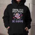 Drink Tea Read Books Be Happy Book Lover Reading Graphic Youth Hoodie Drink Tea Read Books Be Happy Book Lover Reading Graphic Youth Hoodie