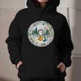 Duck Wilderness Book Reading Illustration Floral Graphic Youth Hoodie Duck Wilderness Book Reading Illustration Floral Graphic Youth Hoodie
