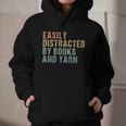 Easily Distracted By Books And Yarn Knitting & Crocheting Graphic Youth Hoodie Easily Distracted By Books And Yarn Knitting & Crocheting Graphic Youth Hoodie
