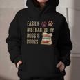 Easily Distracted By Dogs And Books Pets Books Lovers Graphic Youth Hoodie Easily Distracted By Dogs And Books Pets Books Lovers Graphic Youth Hoodie
