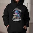 Easily Distracted By Dragons And Books Graphic Youth Hoodie Easily Distracted By Dragons And Books Graphic Youth Hoodie