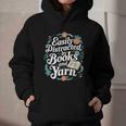 Easily Distracted By Yarn And Books Graphic Youth Hoodie Easily Distracted By Yarn And Books Graphic Youth Hoodie