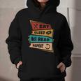 Eat Sleep Read Repeat Reading Books Reader Bookworm Graphic Youth Hoodie
