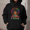 Education Is Freedom Teacher Books History Month Graphic Youth Hoodie Education Is Freedom Teacher Books History Month Graphic Youth Hoodie