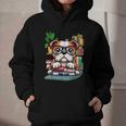English Bulldog Reading a Book Dog Graphic Youth Hoodie