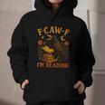 F CAW F Crow I'm Reading Book Lover Fall Graphic Youth Hoodie