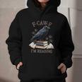 F-CAW-F Crow Book Lover Reader Gothic Humor Graphic Youth Hoodie F-CAW-F Crow Book Lover Reader Gothic Humor Graphic Youth Hoodie