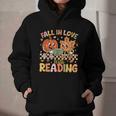 Fall In Love With Reading Autumn Pumpkin Teacher Book Lover Graphic Youth Hoodie Fall In Love With Reading Autumn Pumpkin Teacher Book Lover Graphic Youth Hoodie