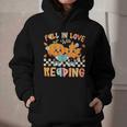 Fall In Love With Reading Thanksgiving Pumpkin Book Lover Graphic Youth Hoodie