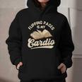 Flipping Pages Is My Cardio Book Lover Reading Bookworm Graphic Youth Hoodie