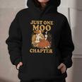 Floral Cow Reading Pun Just One More Chapter Cozy Book Lover Graphic Youth Hoodie Floral Cow Reading Pun Just One More Chapter Cozy Book Lover Graphic Youth Hoodie